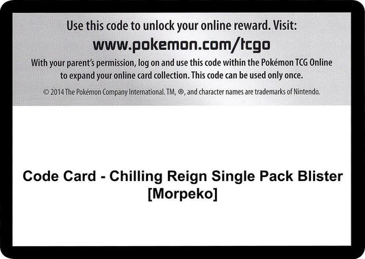 Code Card - Chilling Reign Single Pack Blister [Morpeko] [SWSH06: Chilling Reign]