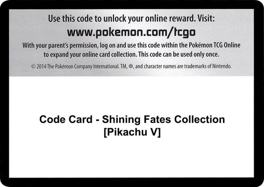 Code Card - Shining Fates Collection [Pikachu V] [Shining Fates]