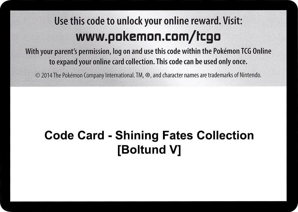 Code Card - Shining Fates Collection [Boltund V] [Shining Fates]