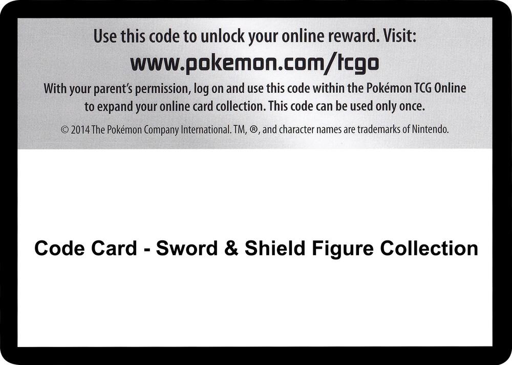 Code Card - Sword & Shield Figure Collection [SWSH02: Rebel Clash]