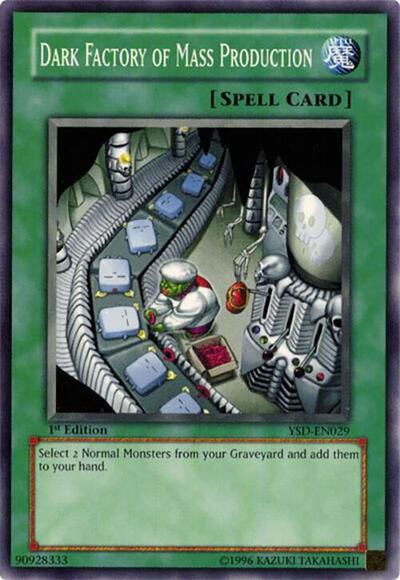 Dark Factory of Mass Production (YSD-EN029) [Starter Deck 2006]