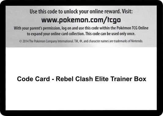 Code Card - Rebel Clash Elite Trainer Box [SWSH02: Rebel Clash]