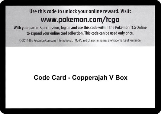 Code Card - Copperajah V Box [SWSH02: Rebel Clash]