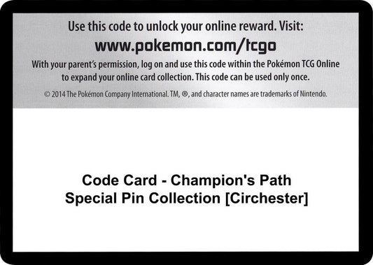 Code Card - Champion's Path Special Pin Collection [Circhester] [Champion's Path]