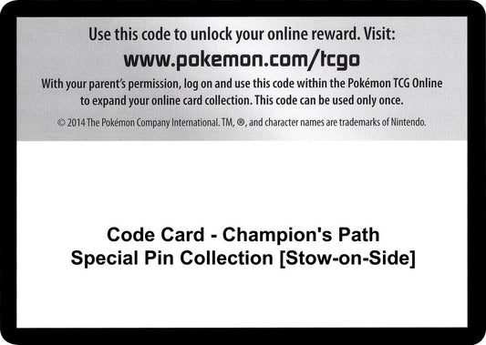 Code Card - Champion's Path Special Pin Collection [Stow-on-Side] [Champion's Path]
