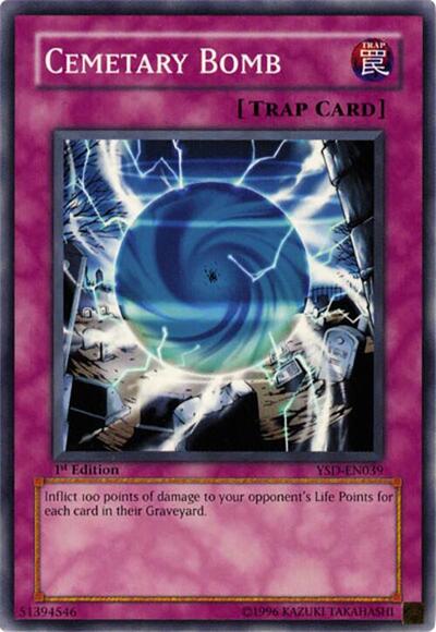 Cemetary Bomb (YSD-EN039) [Starter Deck 2006]