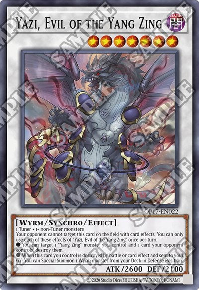 Yazi, Evil of the Yang Zing (OP17-EN022) [OTS Tournament Pack 17]