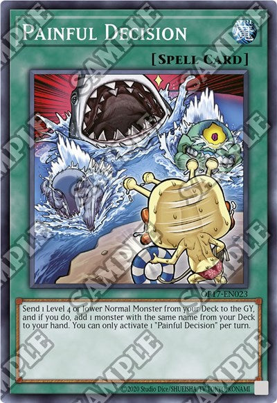 Painful Decision (OP17-EN023) [OTS Tournament Pack 17]