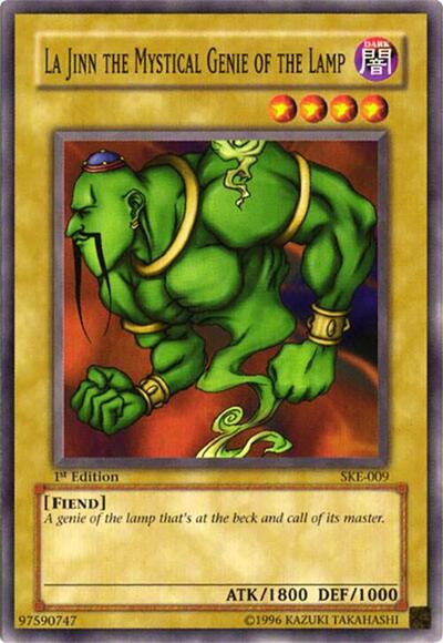 La Jinn the Mystical Genie of the Lamp (SKE-009) [Starter Deck: Kaiba Evolution]