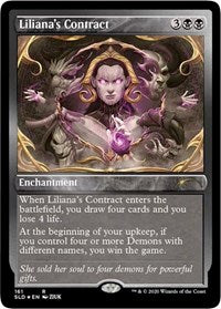 Liliana's Contract (161) (Foil Etched) (161) [Secret Lair Drop Series]