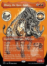 Ilharg, the Raze-Boar (Foil Etched) (318) [Secret Lair Drop Series]
