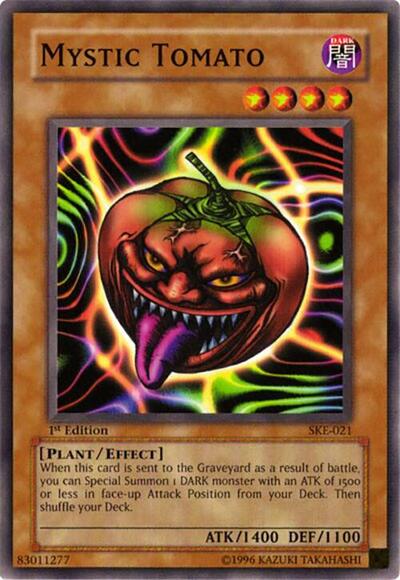 Mystic Tomato (SKE-021) [Starter Deck: Kaiba Evolution]