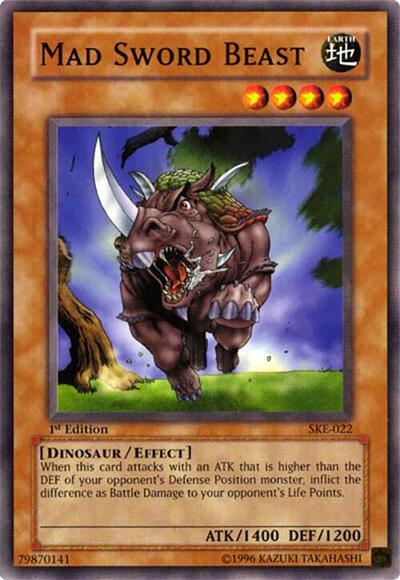 Mad Sword Beast (SKE-022) [Starter Deck: Kaiba Evolution]