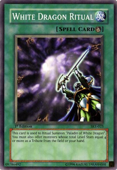 White Dragon Ritual (SKE-025) [Starter Deck: Kaiba Evolution]