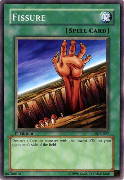 Fissure (SKE-027) [Starter Deck: Kaiba Evolution]