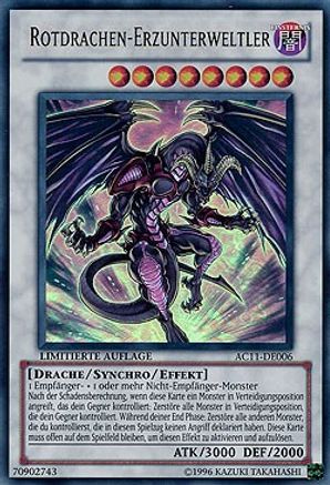 Red Dragon Archfiend (German) - "Rotdrachen-Erzunterweltler" (AC11-DE006) - Advent Calendar 2011 (Adventskalender) Limited