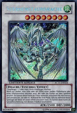 Stardust Dragon (German) - "Sternenstaubdrache" (AC11-DE024) [Advent Calendar 2011 (Adventskalender)]