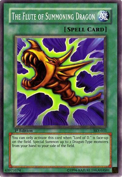 The Flute of Summoning Dragon (SKE-031) [Starter Deck: Kaiba Evolution]