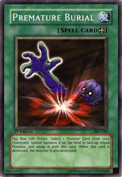 Premature Burial (SKE-039) [Starter Deck: Kaiba Evolution]