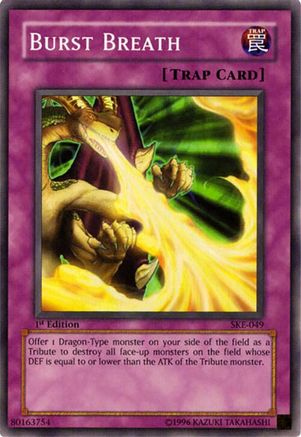 Burst Breath (SKE-049) - Starter Deck: Kaiba Evolution Unlimited