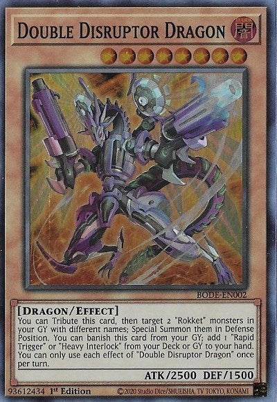 Double Disruptor Dragon (BODE-EN002) [Burst of Destiny]