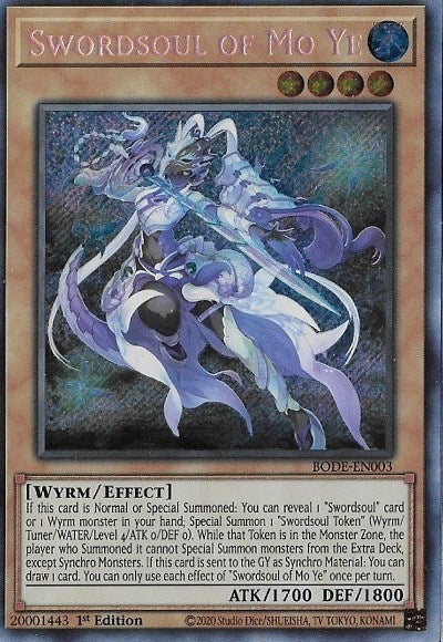 Swordsoul of Mo Ye (BODE-EN003) [Burst of Destiny]