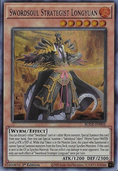 Swordsoul Strategist Longyuan (BODE-EN005) [Burst of Destiny]