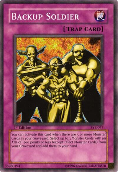 Backup Soldier (SYE-047) [Starter Deck: Yugi Evolution]