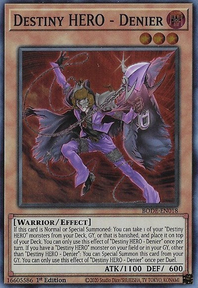 Destiny HERO - Denier (BODE-EN018) [Burst of Destiny]