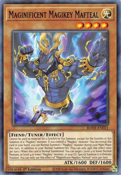 Maginificent Magikey Mafteal (BODE-EN021) [Burst of Destiny]