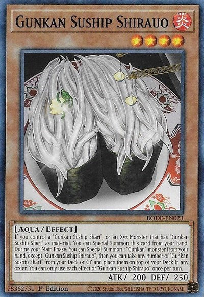 Gunkan Suship Shirauo (BODE-EN023) [Burst of Destiny]