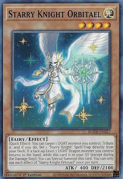 Starry Knight Orbitael (BODE-EN027) [Burst of Destiny]