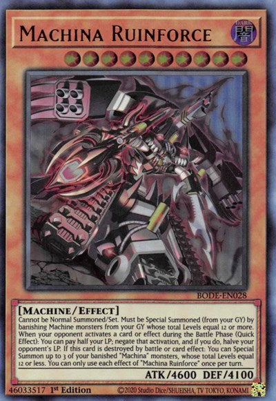 Machina Ruinforce (BODE-EN028) [Burst of Destiny]
