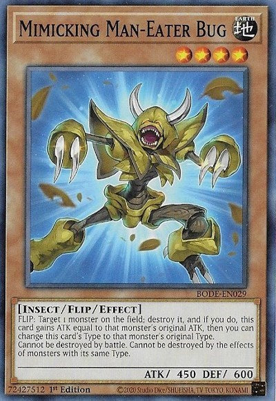 Mimicking Man-Eater Bug (BODE-EN029) [Burst of Destiny]