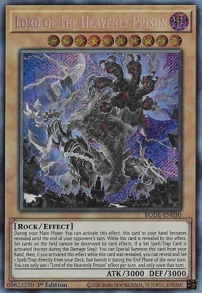 Lord of the Heavenly Prison (BODE-EN030) [Burst of Destiny]