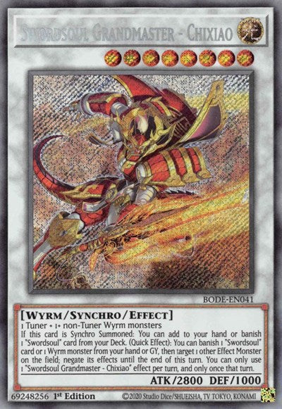 Swordsoul Grandmaster - Chixiao (BODE-EN041) [Burst of Destiny]