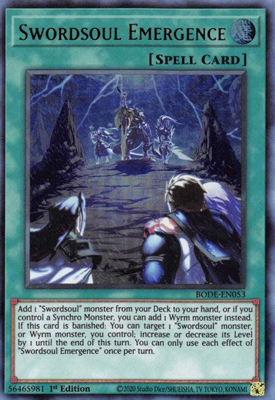 Swordsoul Emergence (BODE-EN053) [Burst of Destiny]