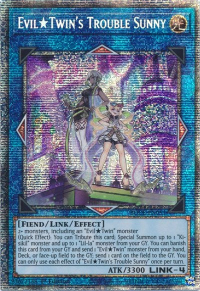 Evil Twin's Trouble Sunny (Starlight Rare) (BODE-EN051) [Burst of Destiny]