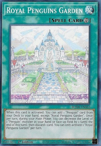Royal Penguins Garden (BODE-EN063) [Burst of Destiny]