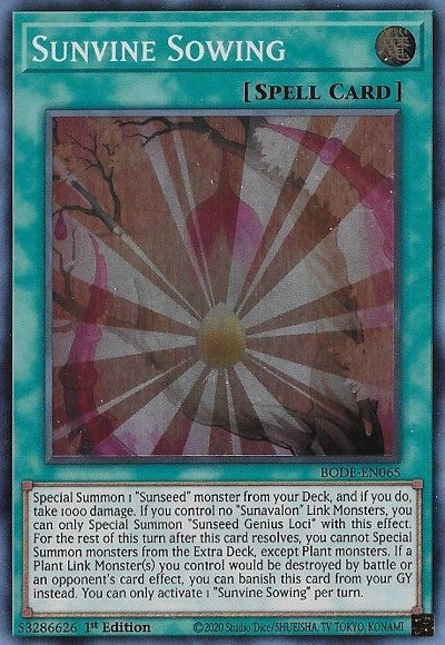Sunvine Sowing (BODE-EN065) [Burst of Destiny]