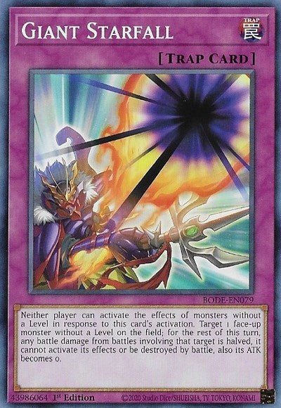 Giant Starfall (BODE-EN079) [Burst of Destiny]