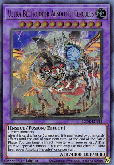 Ultra Beetrooper Absolute Hercules (BODE-EN088) [Burst of Destiny]