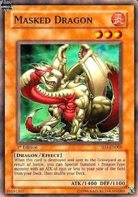 Masked Dragon (SD1-EN009) [Structure Deck: Dragon's Roar]