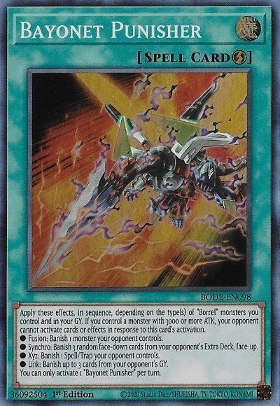 Bayonet Punisher (BODE-EN098) [Burst of Destiny]