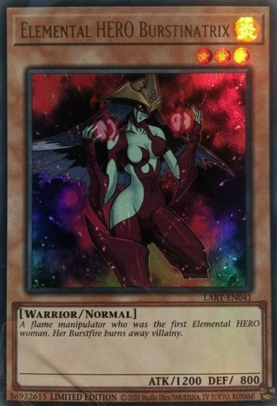 Elemental Hero Burstinatrix (LART-EN041) [The Lost Art Promotion]