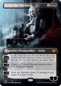 Sorin the Mirthless (Borderless) (278) [Innistrad: Crimson Vow]