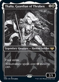 Thalia, Guardian of Thraben (Showcase) (318) [Innistrad: Crimson Vow]