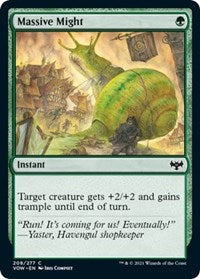 Massive Might (208) [Innistrad: Crimson Vow]