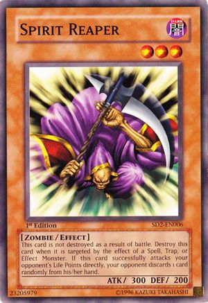 Spirit Reaper (SD2-EN006) - Structure Deck: Zombie Madness 1st Edition