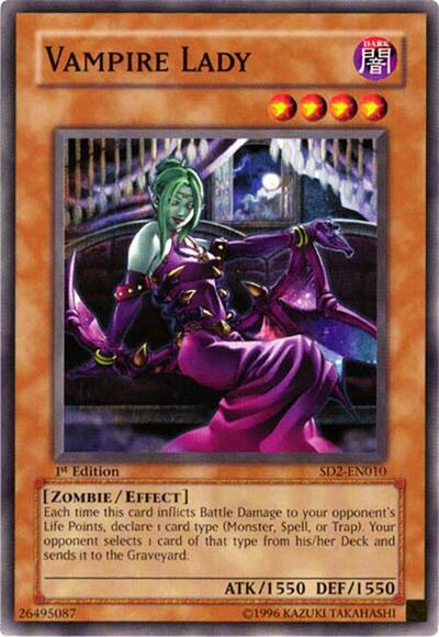 Vampire Lady (SD2-EN010) [Structure Deck: Zombie Madness]